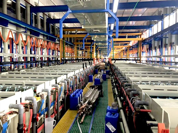 化成電鍍設備生產(chǎn)線